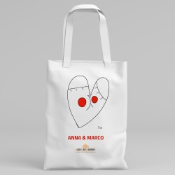 Shopper Personalizzata Cuore